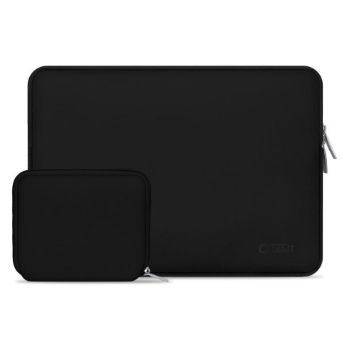 Torba etui pokrowiec na laptopa 13-14'' + etui na akcesoria - czarna