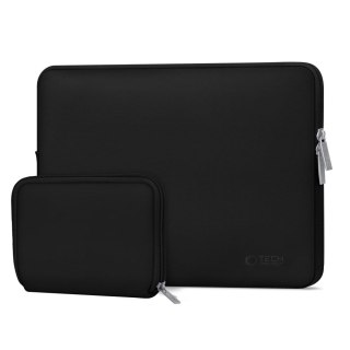 Torba etui pokrowiec na laptopa 13-14'' + etui na akcesoria - czarna
