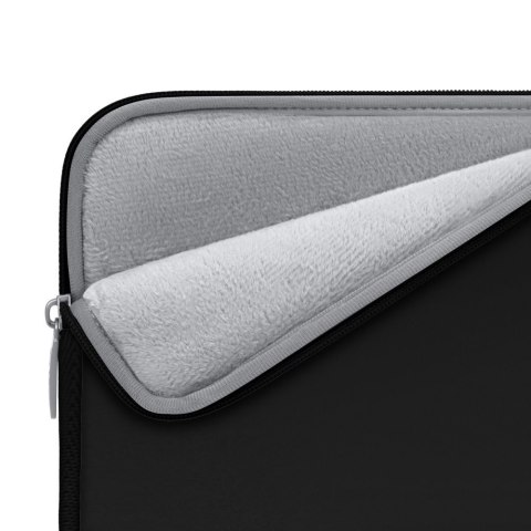 Torba etui pokrowiec na laptopa 13-14'' + etui na akcesoria - czarna