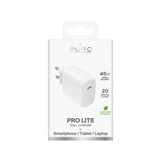 Ładowarka sieciowa kompaktowa USB-C 45W - biała