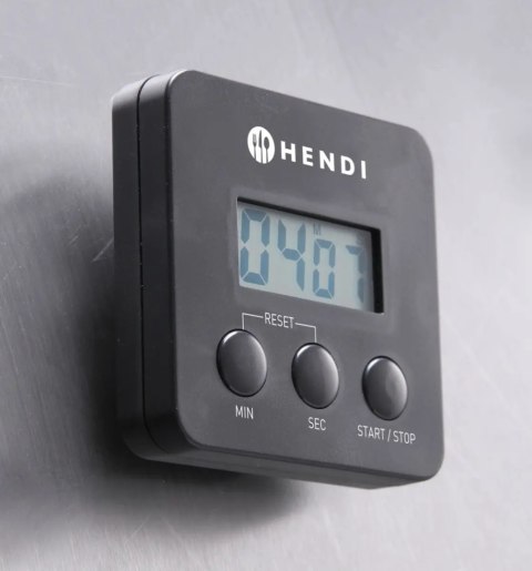 Minutnik timer kuchenny cyfrowy z klipsem - Hendi 271155