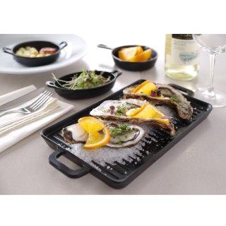 Rondelek owalny Little Chef Mini do prezentacji potraw 263x140mm Hendi 564554