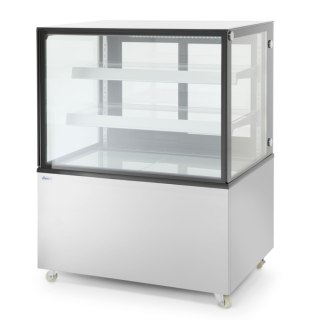 Witryna chłodnicza cukiernicza 2-półkowa jezdna LED 510L