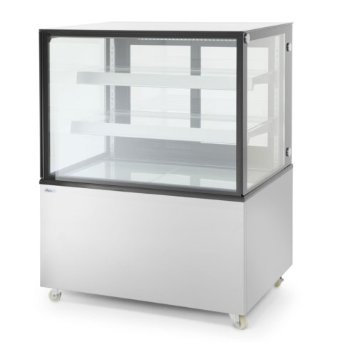 Witryna chłodnicza cukiernicza 2-półkowa jezdna LED 510L