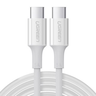 Kabel przewód USB-C 5A szybkie ładowanie PD QC 2m biały