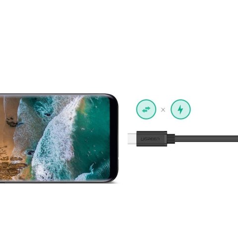 Przedłużacz do kabla przewodu USB-C 3.1 0.5m czarny