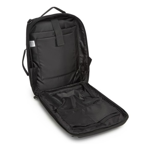 Plecak torba Premium na laptopa 15.6'' z paskiem USB 42x8x28cm - czarny