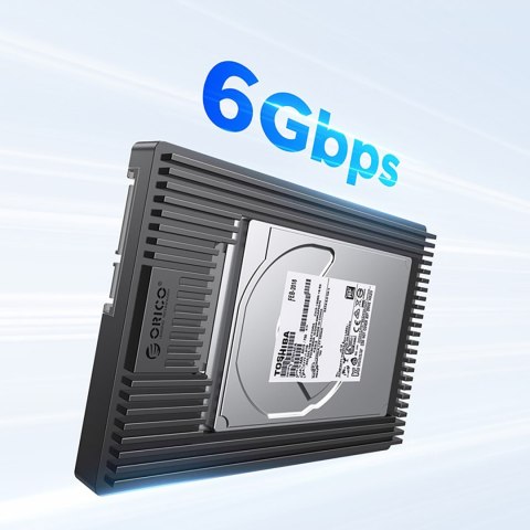 Adapter D2SS-6G przejściówka dysku 2.5'' na 3.5'' - czarny