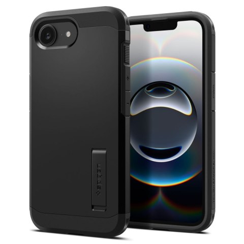 Etui case na iPhone 16e z podstawką Tough Armor MagSafe - czarne