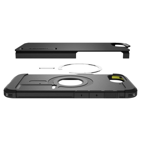 Etui case na iPhone 16e z podstawką Tough Armor MagSafe - czarne