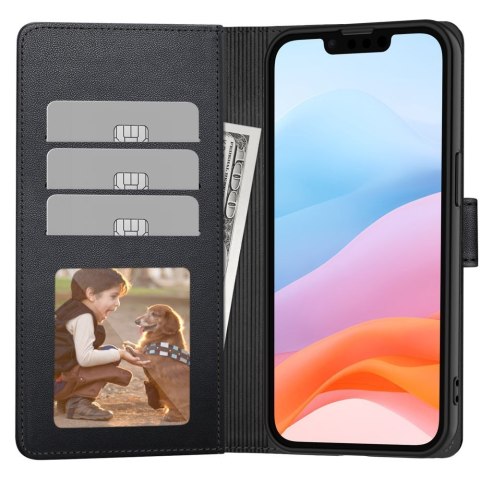 Etui pokrowiec na Motorola Edge 60 Fusion Wallet - czarne