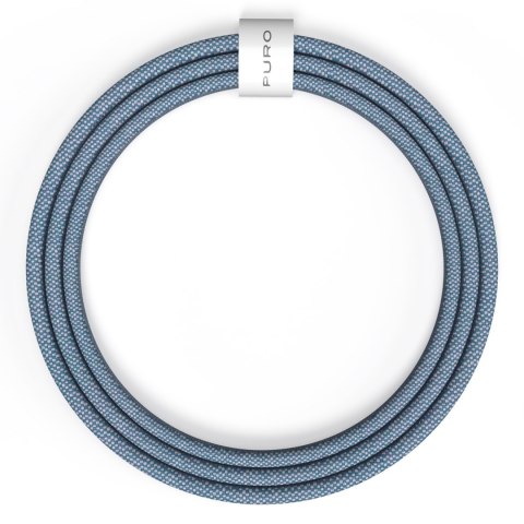 Kabel przewód USB-C 60W 1.5m - niebieski
