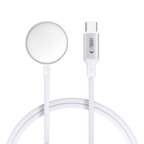 Ładowarka indukcyjna do Apple Watch USB-C 3W 1m - biała