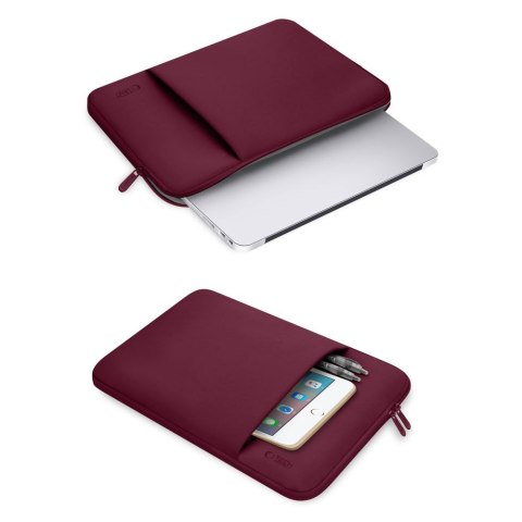 Pokrowiec etui na laptopa 13'' Neopren - bordowy