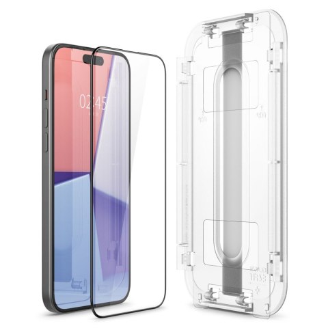 Szkło hartowane ochronne na iPhone 15 Glas.tR EZ Fit FC - czarne