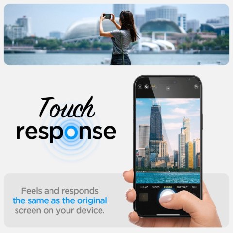 Szkło hartowane ochronne na iPhone 15 Glas.tR EZ Fit FC - czarne