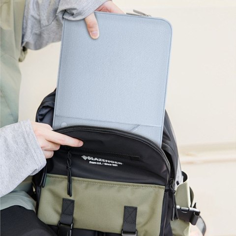 Torba etui pokrowiec ochronny na laptopa 13-14''- niebieski