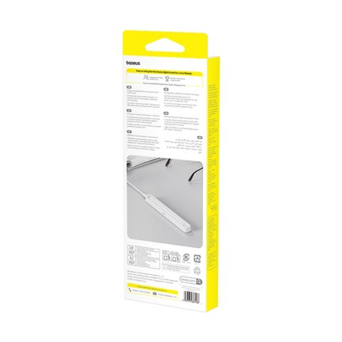 Etui ładujące do rysika Baseus Smooth Writing z kablem USB-C 3A 30cm - białe