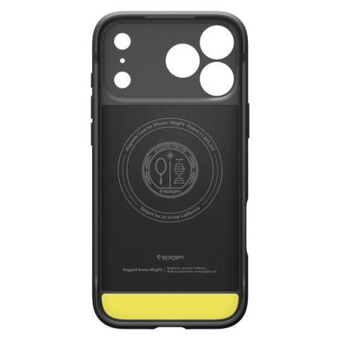 Etui ochronne case na iPhone 17 Pro Rugged Armor Mag MagSafe - czarny mat