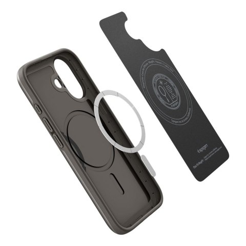 Etui ochronne na iPhone 17 Thin Fit MagSafe - szare