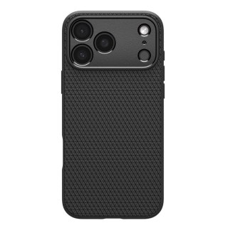 Etui pokrowiec ochronny Liquid Air na iPhone 17 Pro - czarny mat