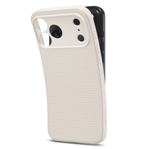 Etui pokrowiec ochronny Liquid Air na iPhone 17 Pro - tytanowe
