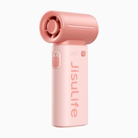 Mini dmuchawa wiatrak wentylator przenośny USB-C 5000mAh - różowy