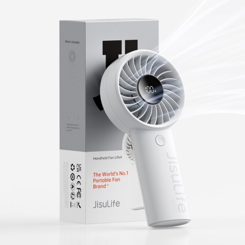 Mini wentylator wiatraczek ręczny USB-C 5000mAh - szary