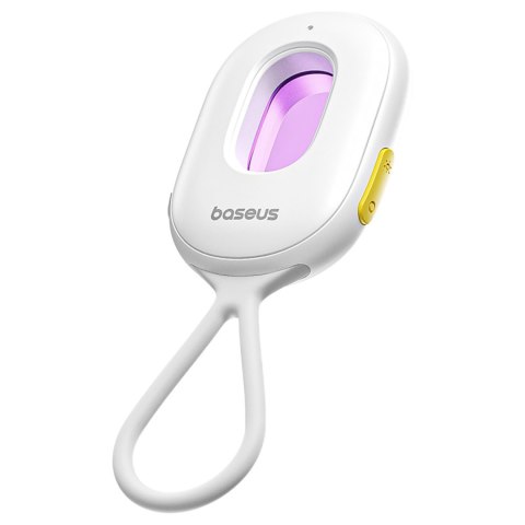 Wykrywacz ukrytych kamer z alarmem mini latarką kablem USB-A - USB-C - biały