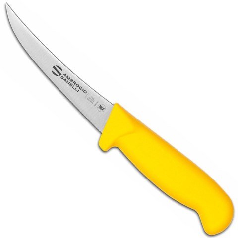 Nóż do trybowania trybownik z zakrzywionym ostrzem SUPRA COLORE 130/270 mm - żółty