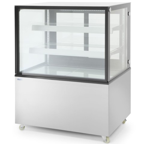 Witryna chłodnicza przeszklona ekspozycyjna 2 półki 300 l 480 W
