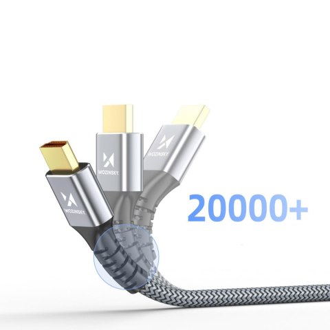 Kabel przewód DisplayPort z ceryfikatem VESA 80 Gb/s 16K HDR HDCP DSC 3m - czarny