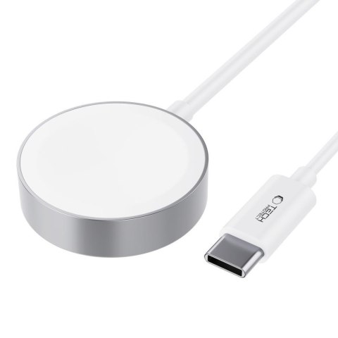 Ładowarka indukcyjna magnetyczna do Apple Watch USB-C 1.2m - biała