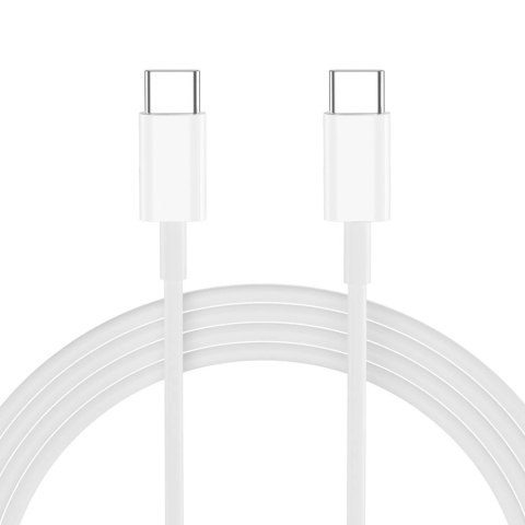 Ładowarka sieciowa NCA20 USB-A USB-C PD QC 20W z kablem USB-C 1m - biała