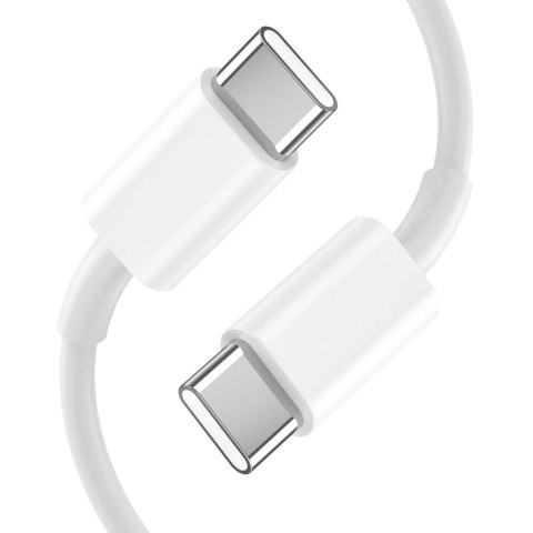 Ładowarka sieciowa NCA30 USB-A USB-C PD QC 30W z kablem USB-C 1m - biała