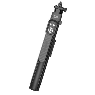 Selfie stick kijek statyw do zdjęć ze śledzeniem twarzy 360 AI sterowaniem gestami - czarny
