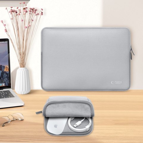 Torba pokrowiec Neoslim na laptopa tablet 13-14'' + etui na akcesoria - szary