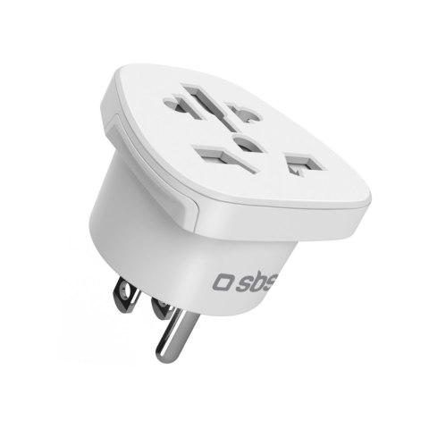 Adapter sieciowy podróżny US Stany Zjednoczone - biały