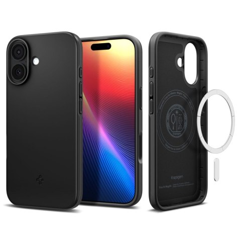 Etui case plecki na iPhone 17 Thin Fit MagSafe - czarne