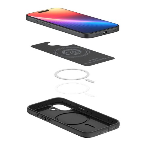 Etui case plecki na iPhone 17 Thin Fit MagSafe - czarne