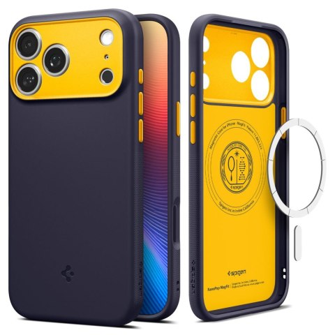 Etui case pokrowiec na iPhone 17 Pro Nano Pop MagSafe - granatowe