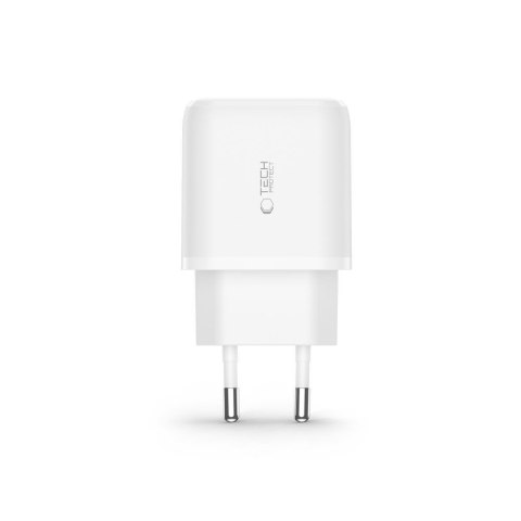 Ładowarka sieciowa C20W USB-A USB-C PD QC 20W - biała