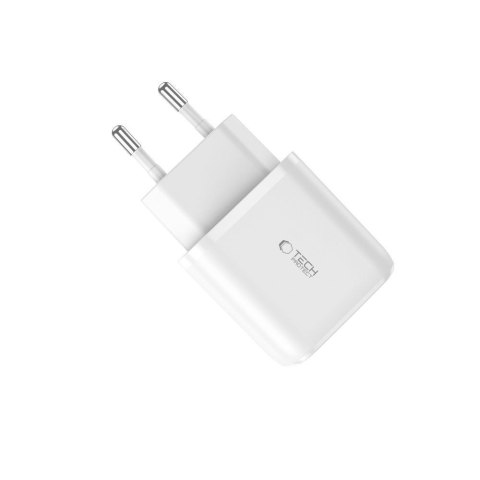 Ładowarka sieciowa C20W USB-A USB-C PD QC 20W - biała