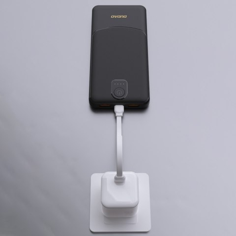 Powerbank K10 10000mAh USB-A 12W 2.4A - czarny