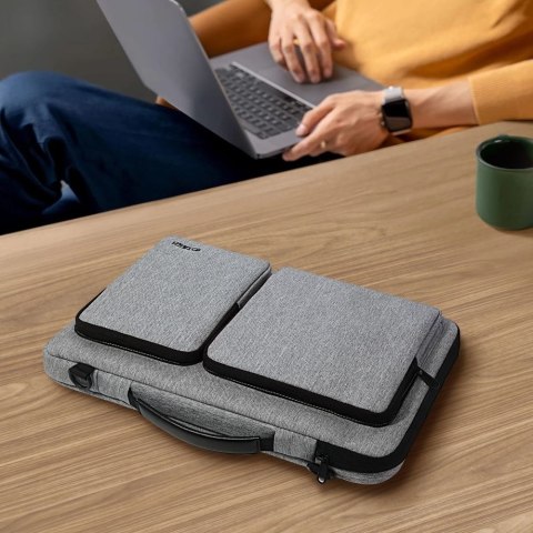 Torba etui pokrowiec Defender Bag na laptopa 15-16'' - szara