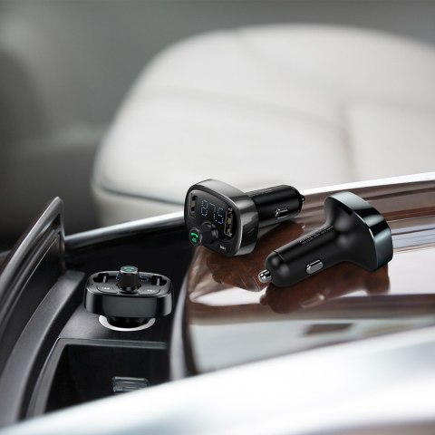 Transmiter FM Bluetooth z odtwarzaczem MP3 USB-A microSD