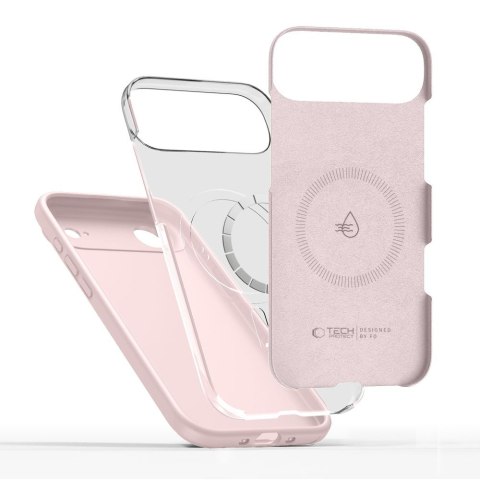 Etui case plecki na iPhone 17 Air MagSafe Silicone - różowe