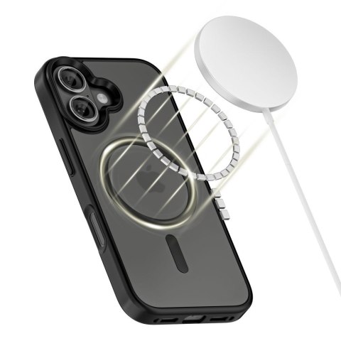 Etui case plecki na iPhone 17 MagSafe MagMat - czarny mat