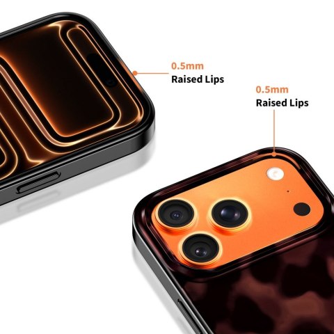 Etui case pokrowiec na iPhone 17 Pro Max MagSafe Lamano - czarno-czerwone