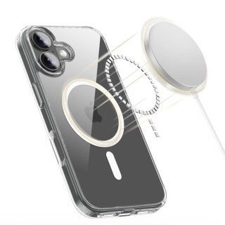 Etui pokrowiec case na iPhone 17 MagSafe FlexAir Hybrid - przezroczyste